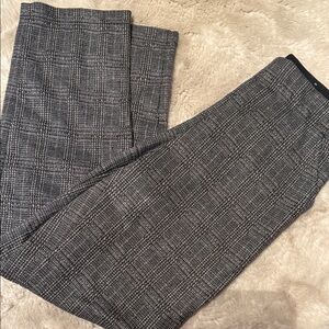 Max Studio Black and White Checkered Pants